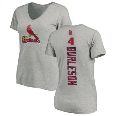 Ash Women's Alec Burleson St. Louis Cardinals Backer Slim Fit T-Shirt -