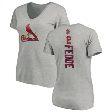 Ash Women's Erick Fedde St. Louis Cardinals Backer Slim Fit T-Shirt -