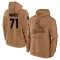 Brown Men's Roddery Munoz St. Louis Cardinals 2023 Salute to Service Club Pullover Hoodie