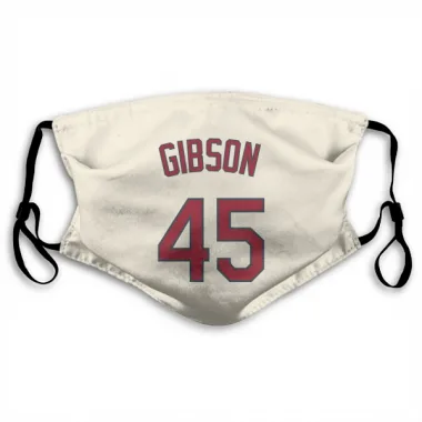 Cream St. Louis Cardinals Bob Gibson   Face Mask