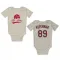 Cream St. Louis Cardinals Matthew Koperniak   Newborn & Infant Bodysuit