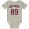 Cream St. Louis Cardinals Matthew Koperniak   Newborn & Infant Bodysuit