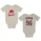 Cream St. Louis Cardinals Matthew Svanson   Newborn & Infant Bodysuit