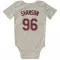 Cream St. Louis Cardinals Matthew Svanson   Newborn & Infant Bodysuit