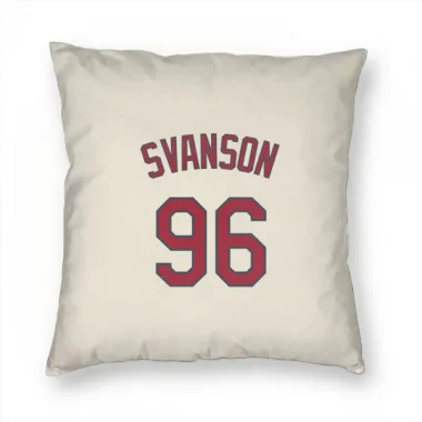 Cream St. Louis Cardinals Matthew Svanson   Pillow Cover (18 X 18)