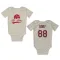 Cream St. Louis Cardinals Tekoah Roby   Newborn & Infant Bodysuit