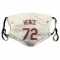 Cream St. Louis Cardinals Tink Hence   Face Mask