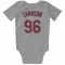 Gray St. Louis Cardinals Matthew Svanson   Newborn & Infant Bodysuit