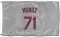 Gray St. Louis Cardinals Roddery Munoz   Flag (3 X 5)