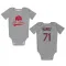 Gray St. Louis Cardinals Roddery Munoz   Newborn & Infant Bodysuit