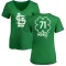 Green Women's Roddery Munoz St. Louis Cardinals Dubliner V-Neck T-Shirt - Kelly