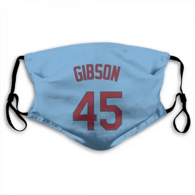 Light Blue St. Louis Cardinals Bob Gibson   Face Mask