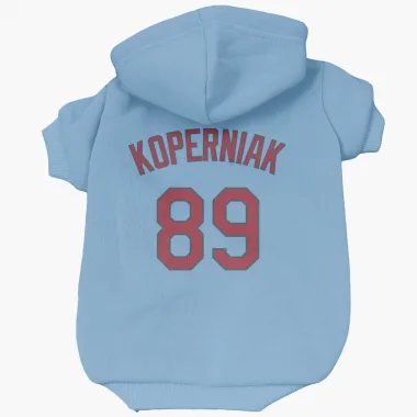 Light Blue St. Louis Cardinals Matthew Koperniak   Dog & Cat Pet Hoodie