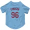 Light Blue St. Louis Cardinals Matthew Svanson   Dog & Cat Pet Jersey