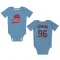 Light Blue St. Louis Cardinals Matthew Svanson   Newborn & Infant Bodysuit