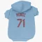 Light Blue St. Louis Cardinals Roddery Munoz   Dog & Cat Pet Hoodie