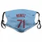 Light Blue St. Louis Cardinals Roddery Munoz   Face Mask