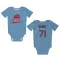 Light Blue St. Louis Cardinals Roddery Munoz   Newborn & Infant Bodysuit