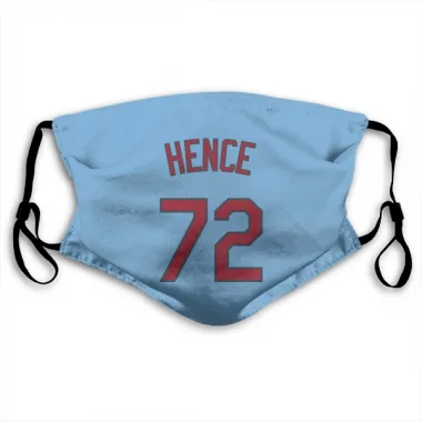 Light Blue St. Louis Cardinals Tink Hence   Face Mask