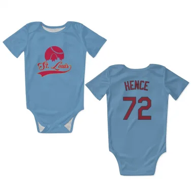 Light Blue St. Louis Cardinals Tink Hence   Newborn & Infant Bodysuit