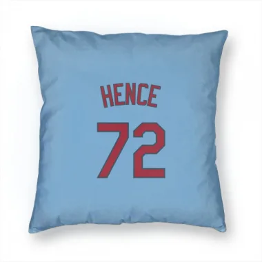 Light Blue St. Louis Cardinals Tink Hence   Pillow Cover (18 X 18)