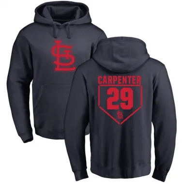 Navy Men's Chris Carpenter St. Louis Cardinals Branded RBI Pullover Hoodie -