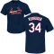 Navy Men's Drew VerHagen St. Louis Cardinals Roster T-Shirt -