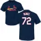 Navy Men's Tink Hence St. Louis Cardinals Roster T-Shirt -