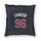 Navy St. Louis Cardinals Matthew Svanson   Pillow Cover (18 X 18)