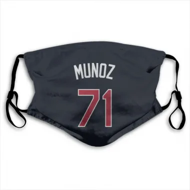 Navy St. Louis Cardinals Roddery Munoz   Face Mask