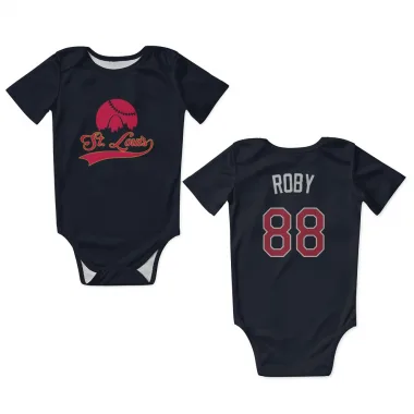 Navy St. Louis Cardinals Tekoah Roby   Newborn & Infant Bodysuit