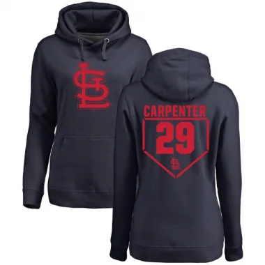 Navy Women's Chris Carpenter St. Louis Cardinals Branded RBI Pullover Hoodie -