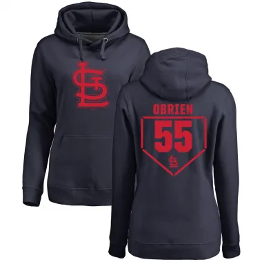 Navy Women's Riley O'Brien St. Louis Cardinals Branded RBI Pullover Hoodie -