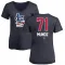 Navy Women's Roddery Munoz St. Louis Cardinals Name and Number Banner Wave V-Neck T-Shirt -