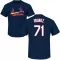 Navy Youth Roddery Munoz St. Louis Cardinals Roster T-Shirt -