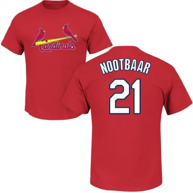 Red Men's Lars Nootbaar St. Louis Cardinals Roster T-Shirt -