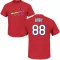 Red Men's Tekoah Roby St. Louis Cardinals Roster T-Shirt -