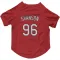 Red St. Louis Cardinals Matthew Svanson   Dog & Cat Pet Jersey