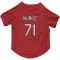 Red St. Louis Cardinals Roddery Munoz   Dog & Cat Pet Jersey