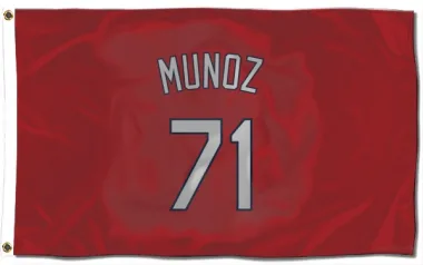 Red St. Louis Cardinals Roddery Munoz   Flag (3 X 5)