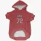 Red St. Louis Cardinals Tink Hence   Dog & Cat Pet Hoodie