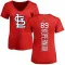 Red Women's Matthew Koperniak St. Louis Cardinals Backer Slim Fit T-Shirt -