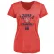 Red Women's Matthew Svanson St. Louis Cardinals Base Runner T-Shirt -