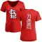 Red Women's Roddery Munoz St. Louis Cardinals Backer Slim Fit T-Shirt -