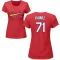 Red Women's Roddery Munoz St. Louis Cardinals Roster T-Shirt -