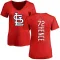 Red Women's Tink Hence St. Louis Cardinals Backer Slim Fit T-Shirt -