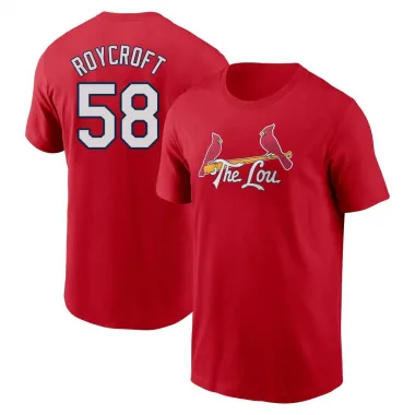 Red Youth Chris Roycroft St. Louis Cardinals 2024 City Connect Fuse T-Shirt