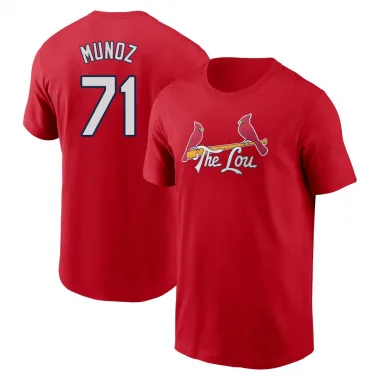 Red Youth Roddery Munoz St. Louis Cardinals 2024 City Connect Fuse T-Shirt