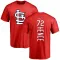 Red Youth Tink Hence St. Louis Cardinals Backer T-Shirt -