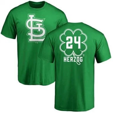 White Men's Whitey Herzog St. Louis Cardinals Dubliner T-Shirt - Kelly Green